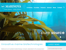 Tablet Screenshot of marinova.com.au